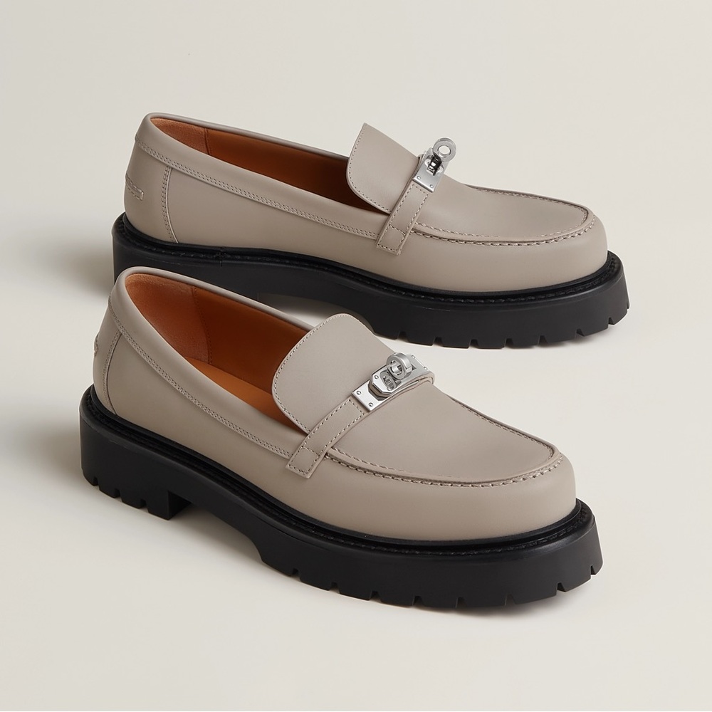 Hermes Icone loafer beige galet size 34 US women’s size 4